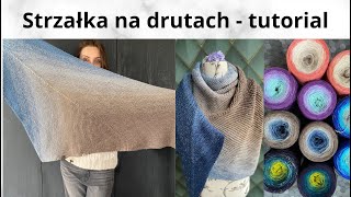 Strzałka na drutach  tutorial [upl. by Hteboj]