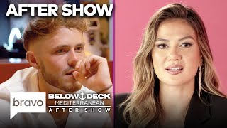 Gael Cameron Reveals Her Boyfriends Ultimatum  Below Deck Med After Show S9 E9 Pt 2  Bravo [upl. by Cheston]