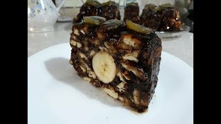 Embëlsir me Keksa dhe Banane për 10 min Banana Cake [upl. by Valma789]