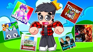 These are the 10 Most Famous Roblox Games [upl. by Ayidan]