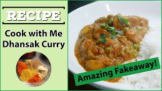 DHANSAK CURRY RECIPE  COOK WITH ME  FAKEAWAY  TAKEAWAY CURRY RECIPE  AMAZING CURRY RECIPE [upl. by Kopaz]