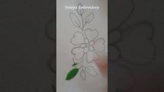 Short Beautiful Flower Embroidery Daisys Embroidery Embroidery Embroiderypatterns Art [upl. by Lipcombe932]