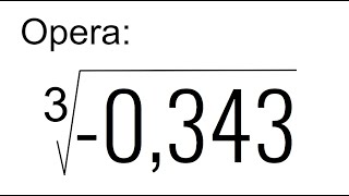 RAÍZ CÚBICA CON RADICANDO NEGATIVO La explicación Matemáticas Básicas [upl. by Aneed]