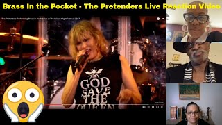 Brass In The Pocket  The Pretenders Live Reaction Video [upl. by Magbie603]