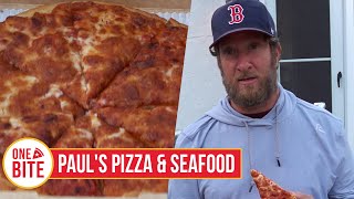 Barstool Pizza Review  Pauls Pizza amp Seafood Falmouth MA [upl. by Rabah224]