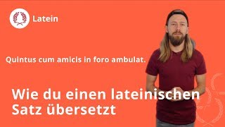 Lateinische Sätze übersetzen so gehts  Latein  Duden Learnattack [upl. by Lebbie712]