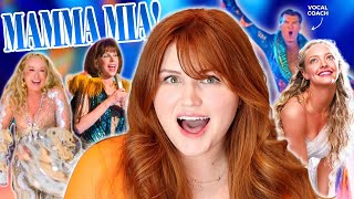 Vocal Coach Reacts to MAMMA MIA [upl. by Holtz]