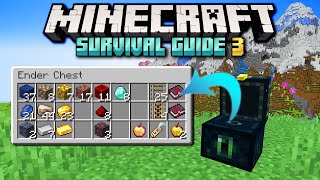 How To Use The Ender Chest ▫ Minecraft Survival Guide S3 ▫ Tutorial Lets Play Ep21 [upl. by Ayotak]