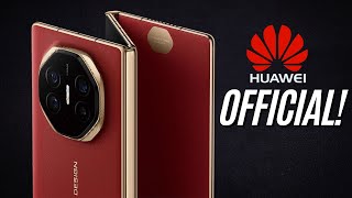 Huaweis Triple Foldable Phone  FINALLY [upl. by Wetzell]