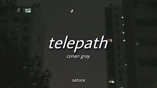 conan gray  telepath slowed  reverb with lyrics [upl. by Poppo]