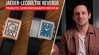 The Coolest Reverso Ever JaegerLeCoultre Reverso Tribute Chronograph HandsOn Review [upl. by Aracahs678]