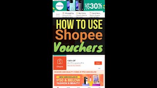 How to Apply Shopee Vouchers  30 discount live sample [upl. by Cleary]