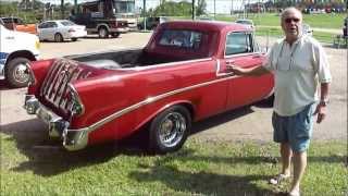 1956 Chevrolet Nomad El Camino custom conversion Walkaroundwmv [upl. by Ecinehs]