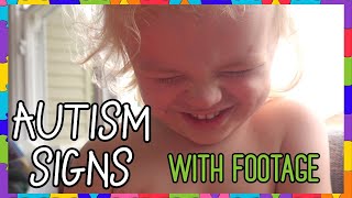 EARLY AUTISM SIGNS  Three Years Old Incl Footage [upl. by Luhar]