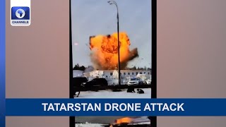 Tatarstan Strike 12 Injured In Drone Attack Ukraine Claims Responsibility More  Russian Invasion [upl. by La Verne]