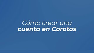 Cómo crear una cuenta en Corotos [upl. by Yule]