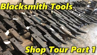 Blacksmith Tools Shop Tour Part 1 [upl. by Emmott]