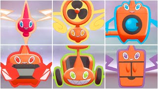 FULL ROTOM FORMS TEAM Shiny Rotom Rotom Heat Rotom Frost Rotom Mow Rotom Wash Rotom Fan [upl. by Saltsman889]