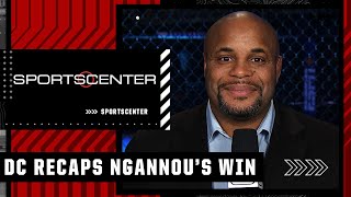 Daniel Cormier reacts to Francis Ngannou’s win vs Ciryl Gane at UFC 270  SportsCenter [upl. by Amathiste]