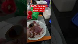 Bumbu Marinasi Daging Slice food youtubeshorts masakanrumahan beefslice grill [upl. by Brenna]