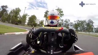 Chaz Mostert goes kart racing [upl. by Layor]