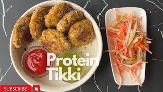 Protein Tikki  High Protein Post Gym Snack made from 4 types of Dal Lentils [upl. by Silvano484]