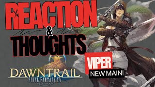 FFXIV Viper Live Letter Reaction amp Thoughts [upl. by Placia303]