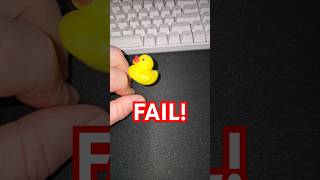 flipping the bird fail slowmotion video of my rubberduck flipping shorts [upl. by Nwahsit54]