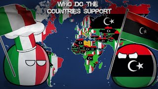 WHO DO THE COUNTRIES SUPPORT Italy or Libya Alternative Mapping P32 [upl. by Xerxes]