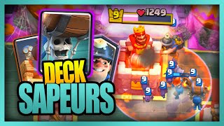 Ce deck SAPEURS TOUR À BOMBE est SUPER VIOLENT  😱  Clash Royale [upl. by Nod]