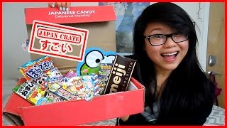 Japan Crate  Japanese Candy amp Snacks Jan 2015 [upl. by Zulch]