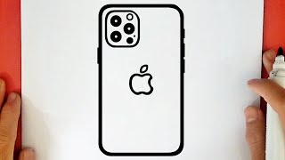 COMMENT DESSINER UN IPHONE [upl. by Evars856]