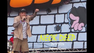 NECK DEEP – motion sickness liveEJECT FESTIVAL Athens 2472024 [upl. by Akenal512]