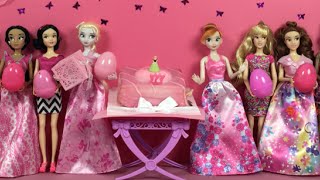 Frozen Annas Surprise Egg Birthday Party  Princess Annas Surprise Birthday  Mini Toys Movie [upl. by Astred]