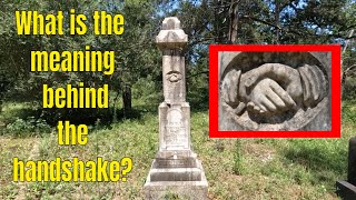 What Does the Handshake Mean on Gravestone [upl. by Jenette777]