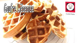 Comment faire la recette gaufre liégeoise Thermomix TM5 [upl. by Eramal]