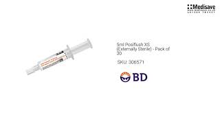 5ml Posiflush XS Externally Sterile Pack of 30 306571 [upl. by Settera521]