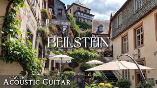 🇩🇪 Guided Tour in Medieval Village with Acoustic Guitar Music  Walk in Beisltein  Germany [upl. by Attwood]