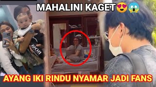 Rizki febian Samperin Mahalini kaget manja Nyamar jadi fans ayang 😍😱 [upl. by Marelya]