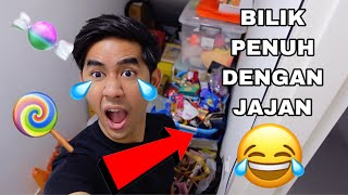 BILIK PENUH DENGAN JAJAN 😂 [upl. by Atronna]