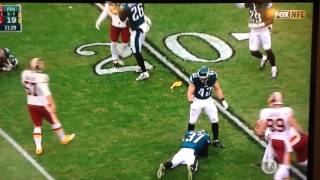 Darren Sproles Injury Leads To team Fight Huge Hit [upl. by Benil]