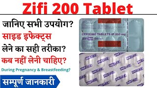 ZIFI 200MG Tablet Uses In Hindi  Cefixime Tablet  Dose Side Effects amp Benifits  Sharma Health [upl. by Yim845]