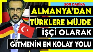 Almanyada çalışmak için büyük fırsat Almanyaya nasıl gidilir Almanya denklik nasıl yapılır [upl. by Chance]