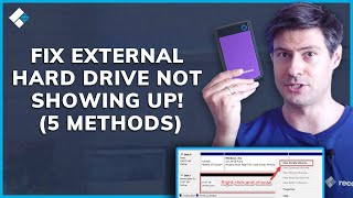 How to Fix External Hard Drive Not Showing Up [upl. by Petrick]