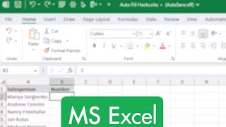 How To Fill Numbers In Excel Quickly And Easily [upl. by Ocsisnarf]