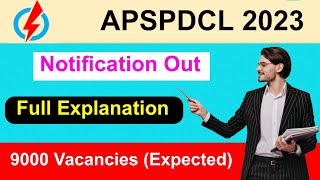 APSPDCL Recruitment 2023  Notification Out  Full Explanation  MDE [upl. by Ogaitnas]