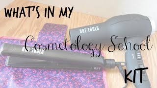 Whats In My Cosmetology School Kit [upl. by Neras]