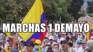 🔴ENVIVO Marchas del 1 de mayo ¿Colombia camina hacia una reforma laboral 💙❤️💚 [upl. by Gavrielle]