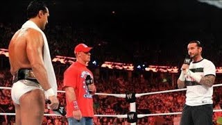 John Cena and CM Punk demand WWE Championship rematches Raw August 22 2011 [upl. by Nnylaj]