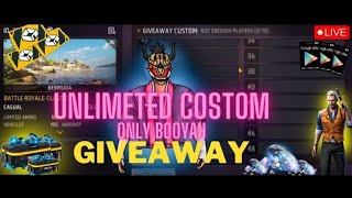 FREE FIRE LIVE REDEEEM CODE GIVEAWAYFF LIVE CUSTOM ROOM LIVEDIAMOND GIVEAWAY FFlivestreaming [upl. by Amzu699]